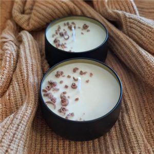 Bougie artisanale parfumée Pop-corn - Aur'Bougie